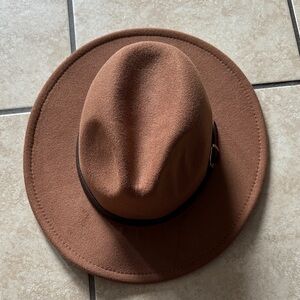 Elegant Tan Women's Fedora Hat